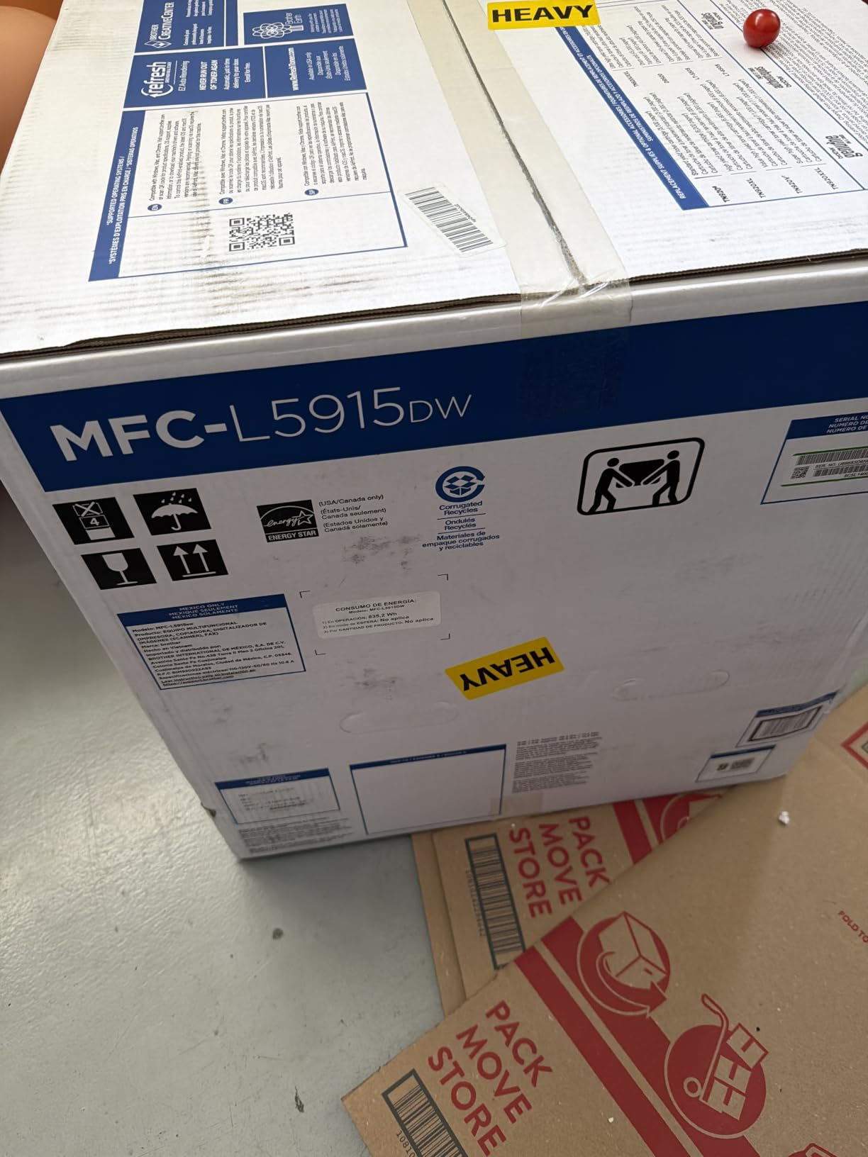 Brother Professional Laser Printer All-in-One with Scanner and Copier, High-Speed 50 ppm Monochrome Printing, Wireless Network Ready (MFC-L5915DW) customer photo 2