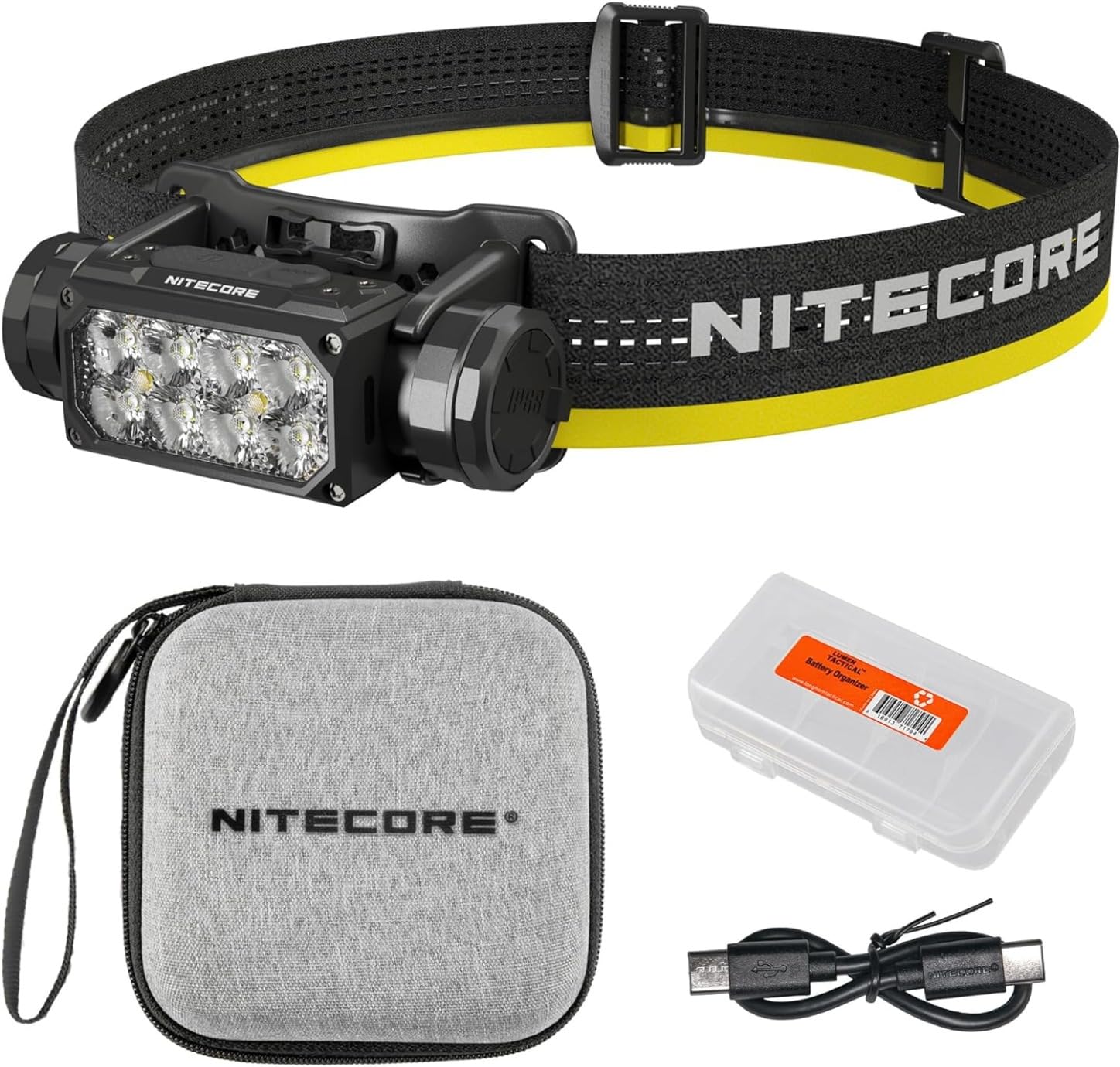Nitecore HC65 UHE Headlamp, 2000 Lumen Max Heavy Duty Metal, USB-C Rechargeable with White, Red, and Reading Lights for Camping, Hiking, Hunting, and Industrial Works (Black) customer photo 1