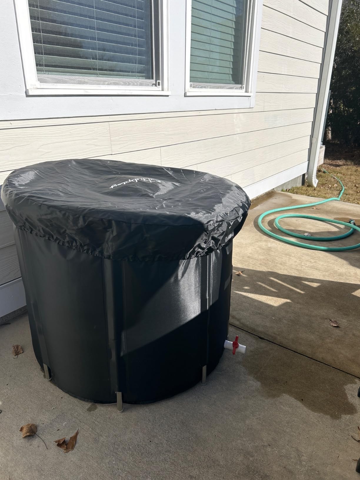Bubplay Ice Bath Cold Plunge Tub with Cover for Indoor Outdoor for Recovery, Cold Water Therapy, Athletes & Adults -105 Gallons, Black, XL customer photo 1