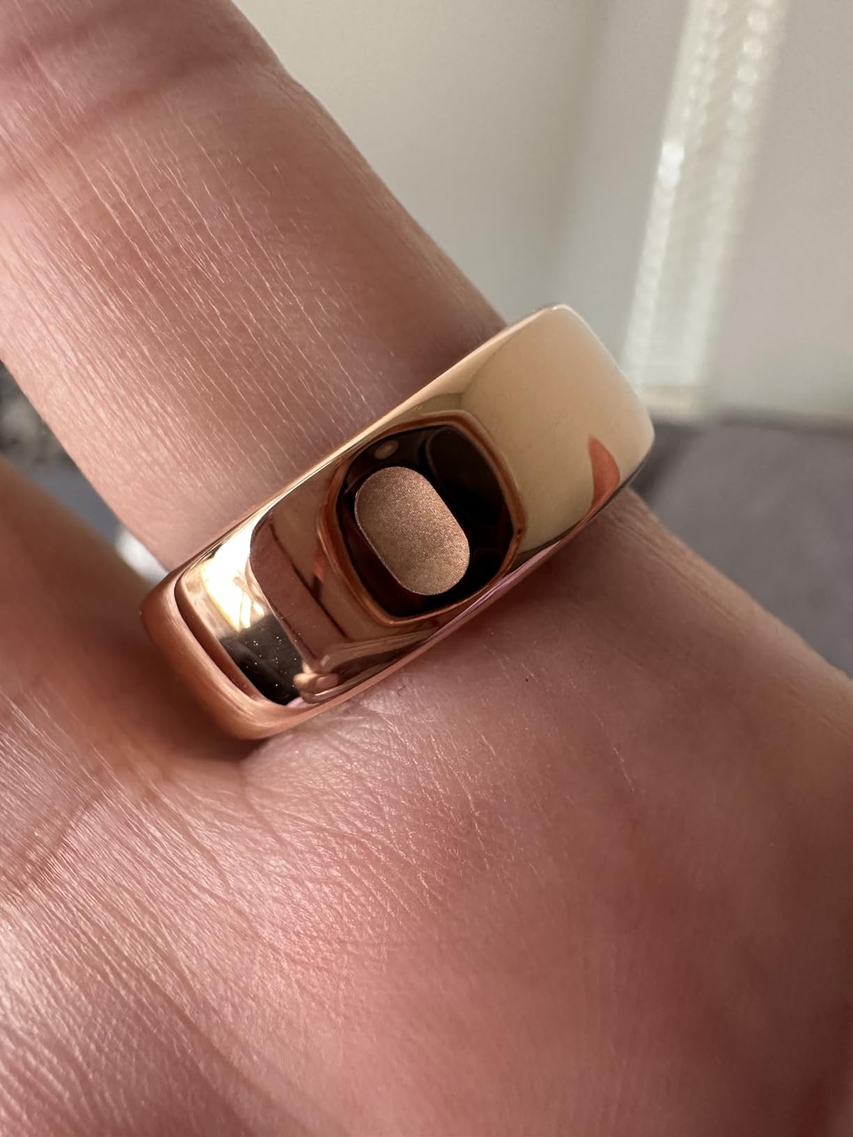 Oura Ring Gen3 Horizon - Silver - Size 8 customer photo 1