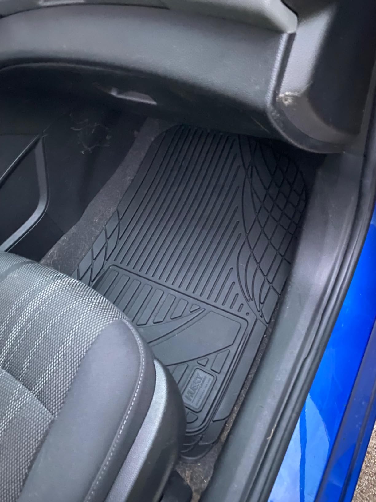 Husky Liners Uni-Fit | Universal Automotive Floor Mats | All Weather Protection for Cars, Trucks, Vans, SUV's | Easy Trim-to-Fit, Black, 4 pcs. - 51509 customer photo 1