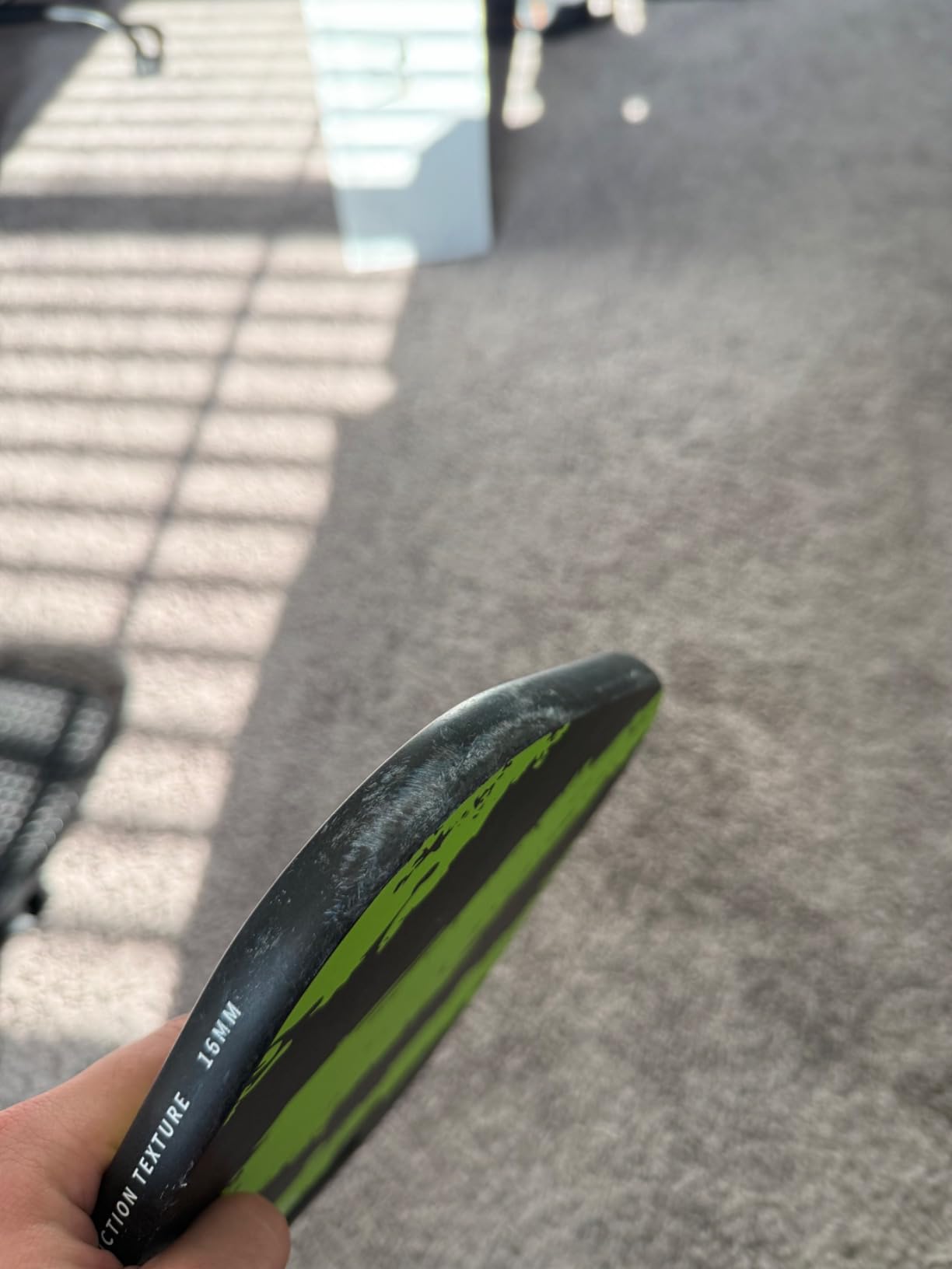 Warping Point Ascent Pickleball Paddles | Carbon Fiber Pickleball Racket with Aero Throat | Textured Grit Surface | Hexa Polymer Core | Designed for Swing Speed and Maneuverability customer photo 2