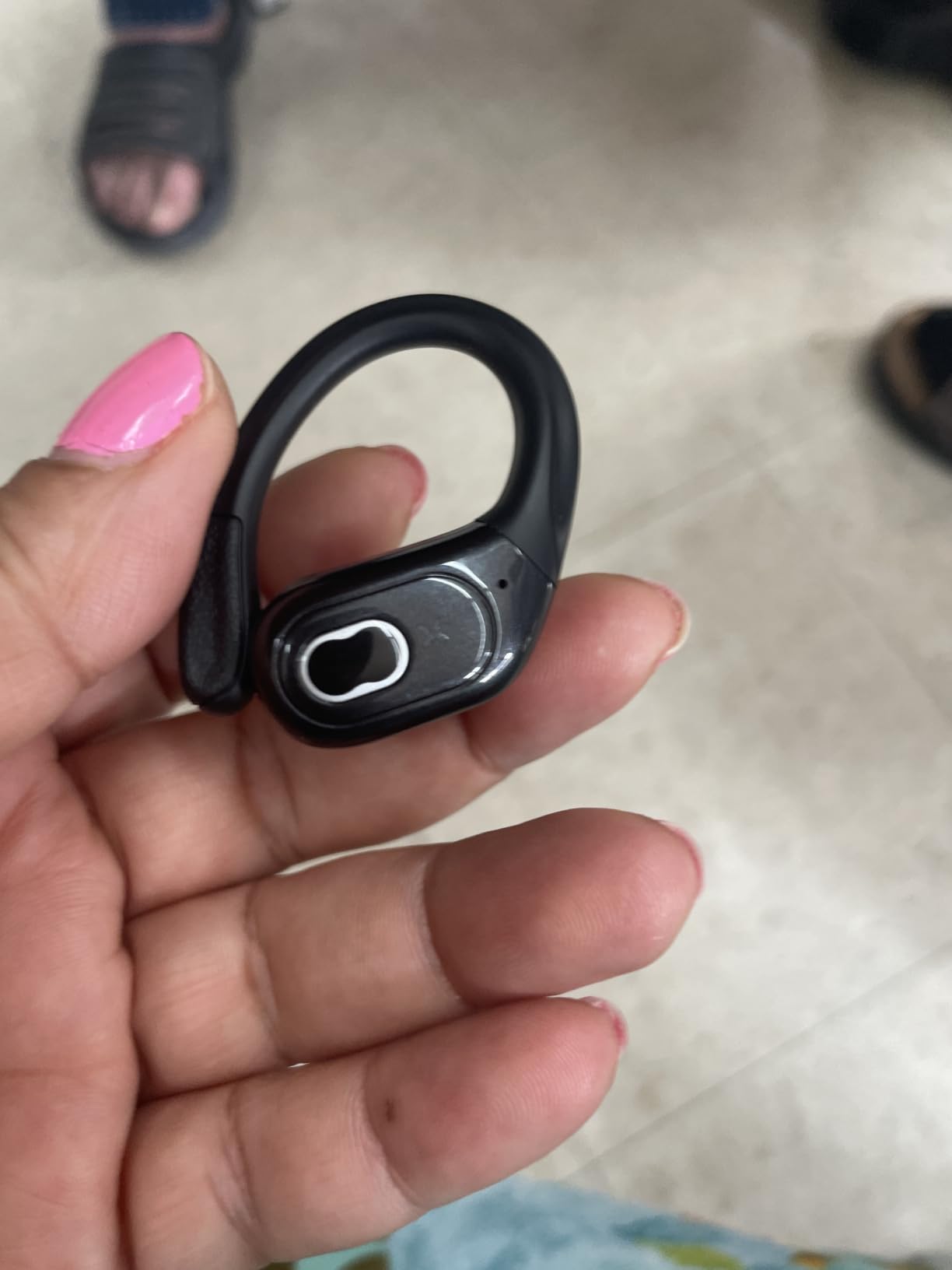 Wireless Earbuds 75H Bluetooth 5.4 Sport Headphones with Earhooks, IPX7 Waterproof, ENC Noise Cancelling Mic & Deep Bass, for Gym Running Workout (Black) customer photo 1