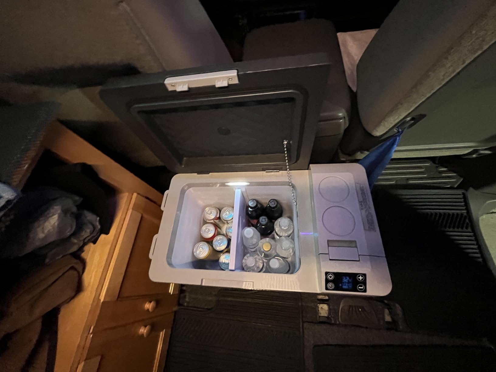 EKOJUCE 12V Refrigerator 11QT Portable Freezer Electric Cooler | -4℉~68℉ Car Fridge, 12/24V DC & 100-240V AC for Truck, RV, Camping & Road Trip customer photo 2