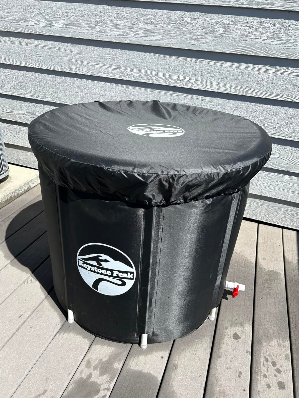 Cold Plunge Tub - Portable Ice Bath Tub for Athletes & Adults - Inflatable Bathtub for Cold Water Therapy, Sports Recovery & Wellness - Outdoor & Indoor Use - 5-Year Assurance customer photo 1