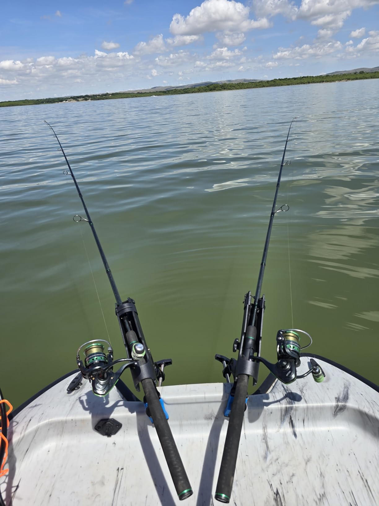 PLUSINNO 1/2/4 Pack Fishing Rod Holders for Boat | Enlarged Clamp, Innovative Dual-V Shaped Design, Fit Round/Square Tube Boat Fishing, Boat Accessories, Fishing Gifts for Men customer photo 2