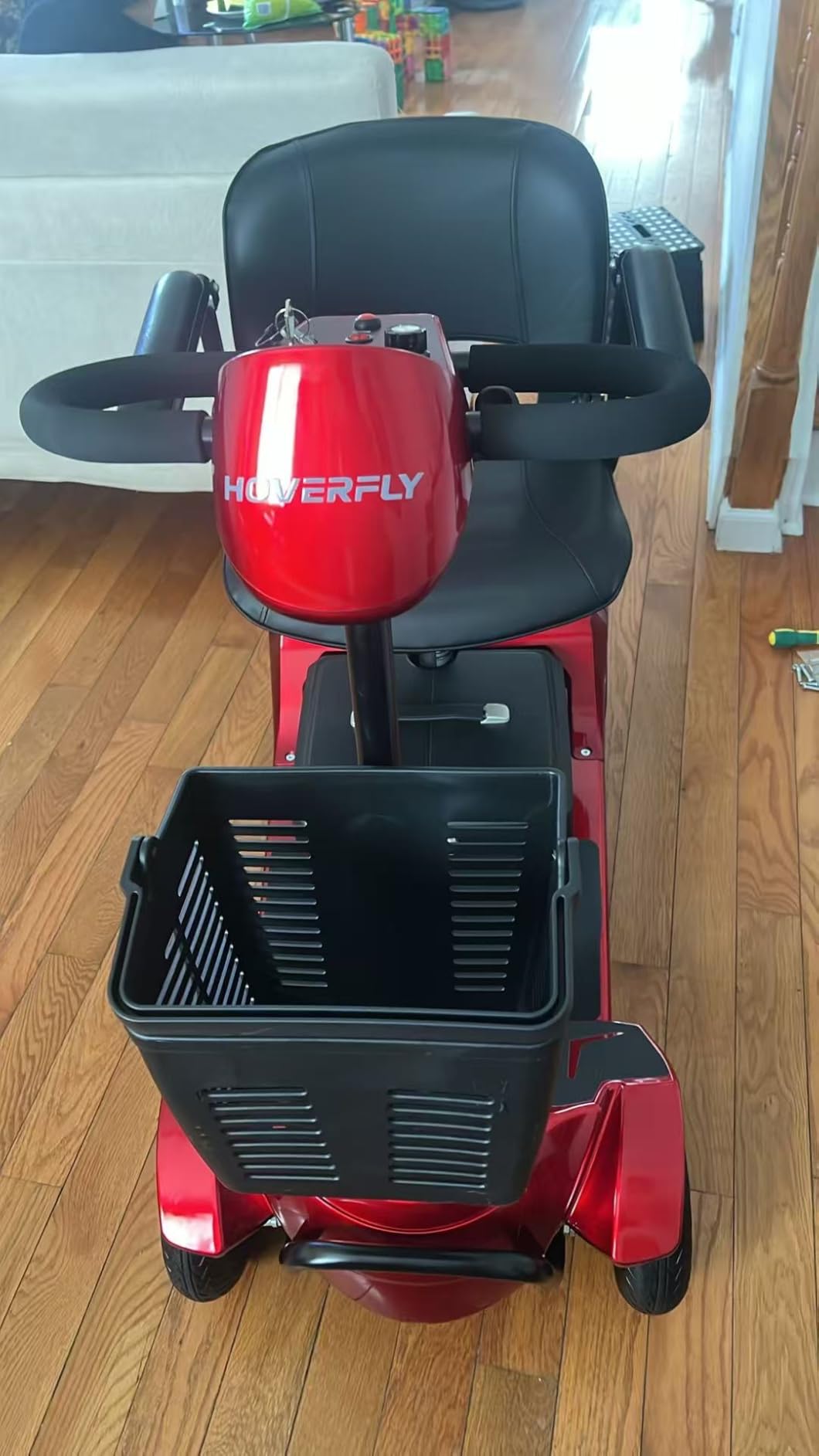 Hoverfly T4 4-Wheel Mobility Scooter for Seniors/Adults, Max 12.4 Miles | Max 3.7mph, 9