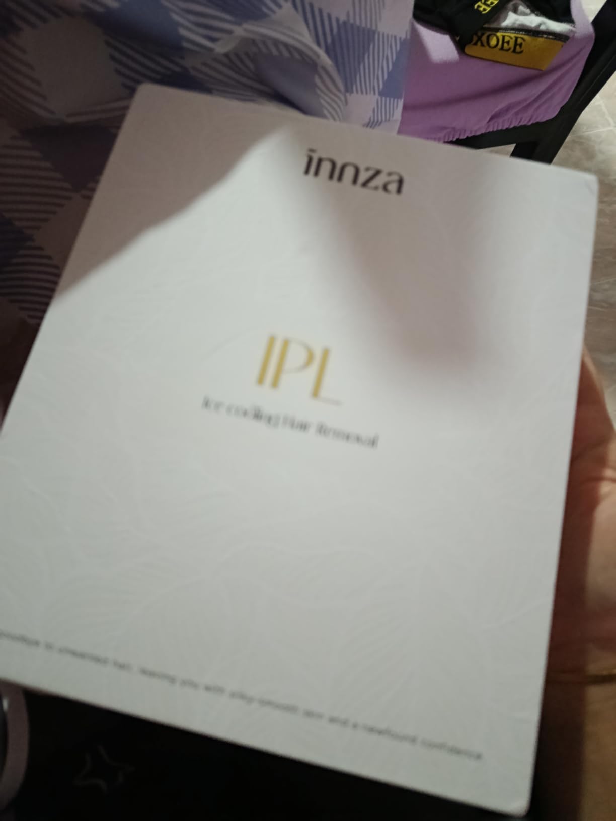 INNZA IPL Hair Removal with Ice Cooling Care Function for Women | Long-Lasting Results, 999,999 Flashes Painless Hair Removal, for Armpits Legs Arms Bikini Line, Corded, White customer photo 1