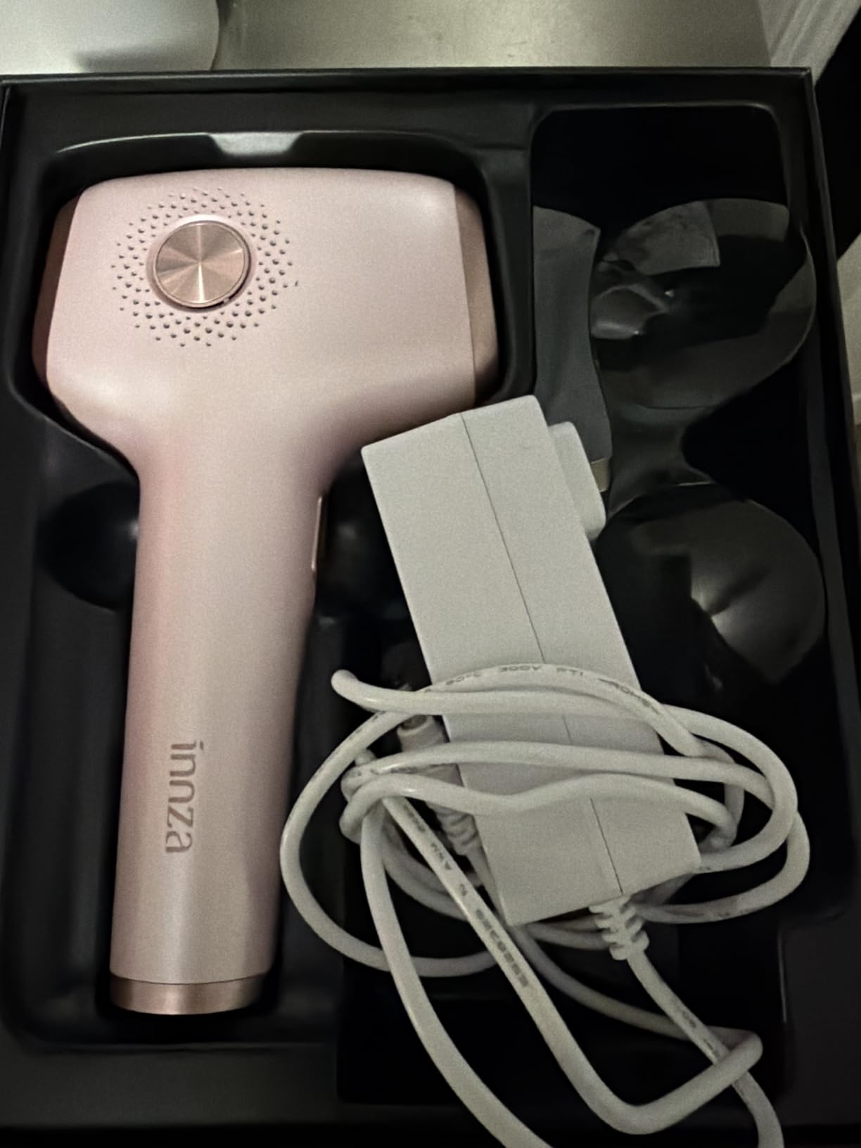 INNZA IPL Hair Removal with Ice Cooling Care Function for Women | Long-Lasting Results, 999,999 Flashes Painless Hair Removal, for Armpits Legs Arms Bikini Line, Corded, White customer photo 2