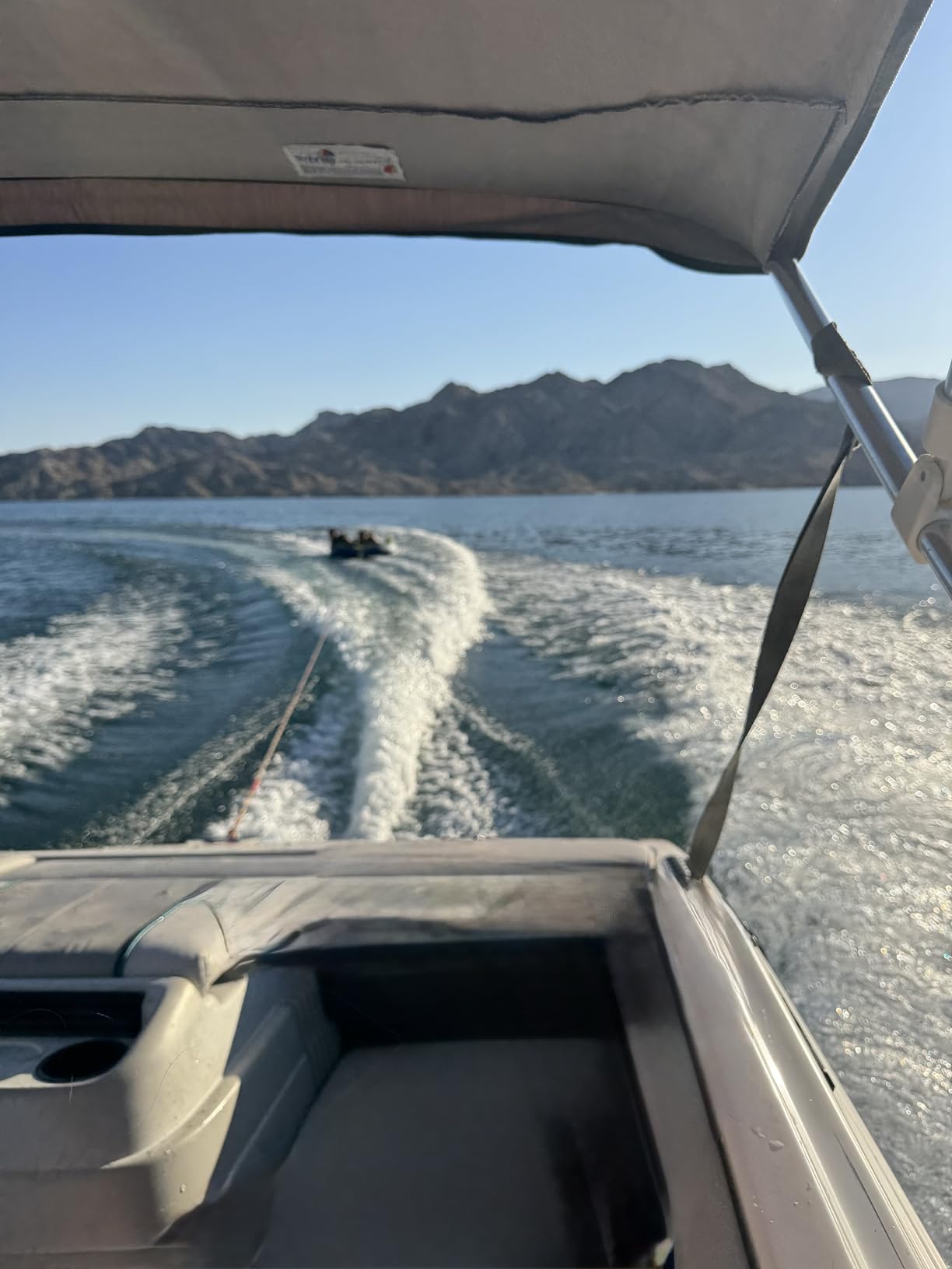 Towable Tubes for Boating 2-3 Person, Heavy Duty Boat Tubes and Towables, Inflatable Water Tubes for Boats to Pull with Fins, Drainage, Quick Connector, Large Capacity customer photo 1