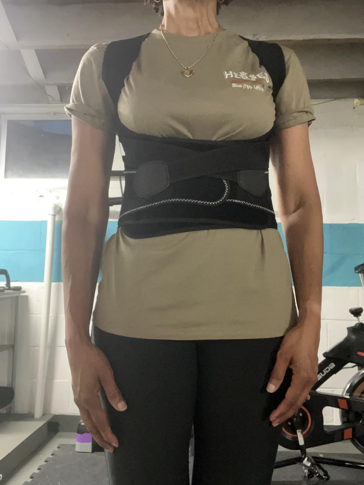 Back Brace Posture Corrector for Women and Men with Spine Vertical Alignment System, Lower Back Pain Relief, Back Straighter Instant Posture Corrector - Scoliosis (Black, Medium (Waist 32