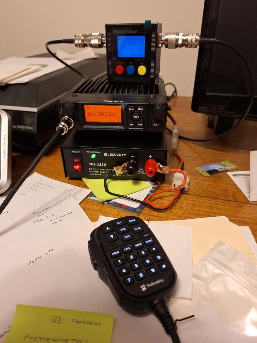 Radioddity DB40-G GMRS Mobile Radio 40W, Dual Display, 199 Channels | Long Range Repeater Capable, VOX, UHF Receiver, Intuitive Microphone for Off-Roading, Road Trips, Vehicle Use customer photo 2