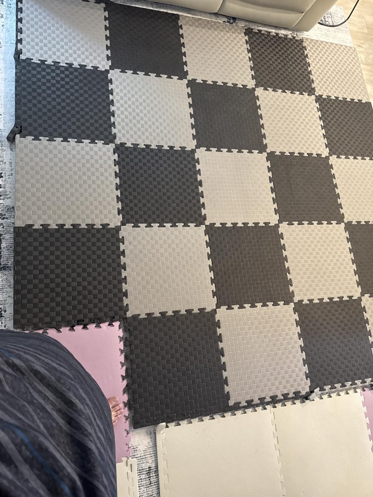 EFFICRAFT Wrestling Mat,Thick Jiu Jitsu BJJ MMA And Yoga customer photo 1