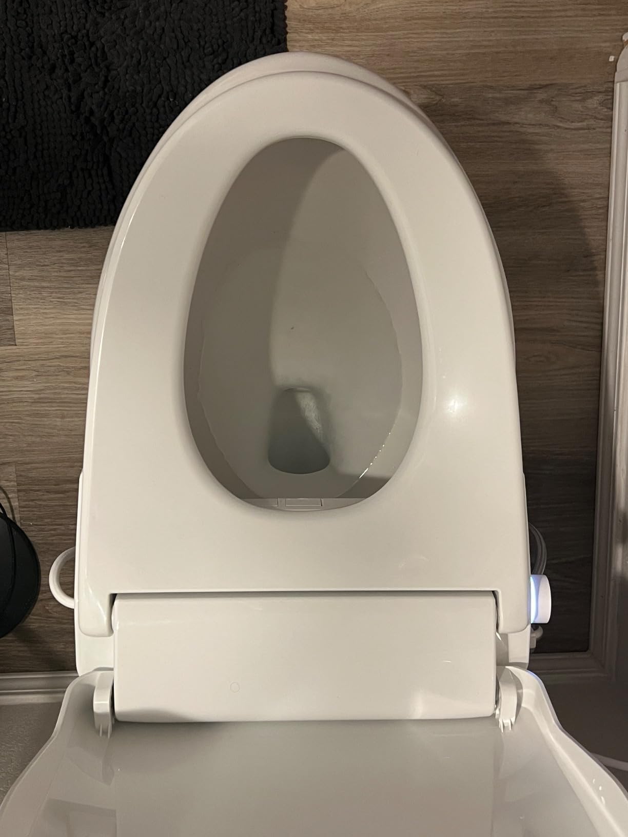 iliD Heated Bidet Toilet Seat with Remote, Electric, Warm Water, Elongated | Dryer, Four Cleaning Modes, Self-Cleaning Nozzle, Night Light, Slow Close customer photo 1