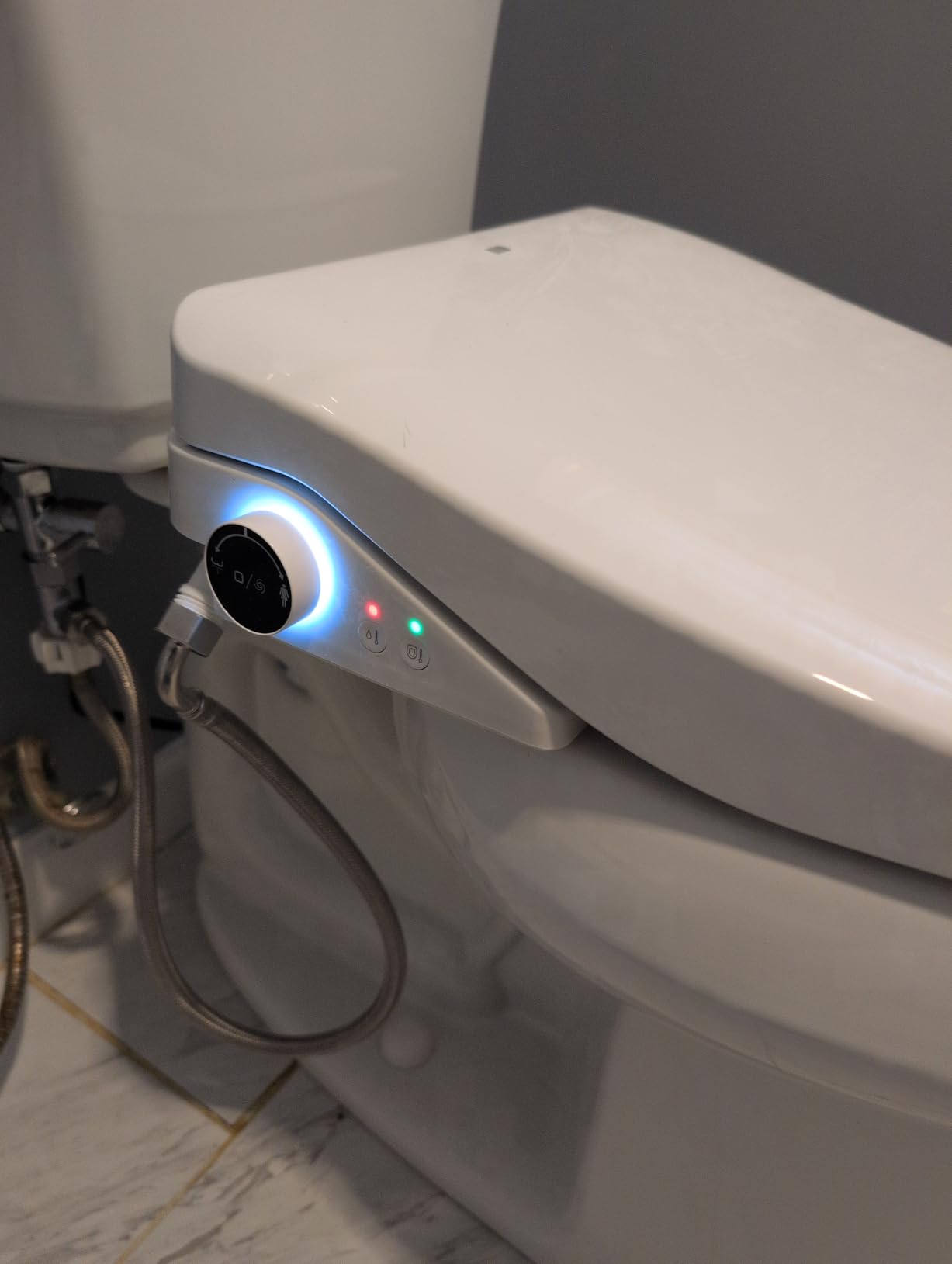 iliD Heated Bidet Toilet Seat with Remote, Electric, Warm Water, Elongated | Dryer, Four Cleaning Modes, Self-Cleaning Nozzle, Night Light, Slow Close customer photo 2