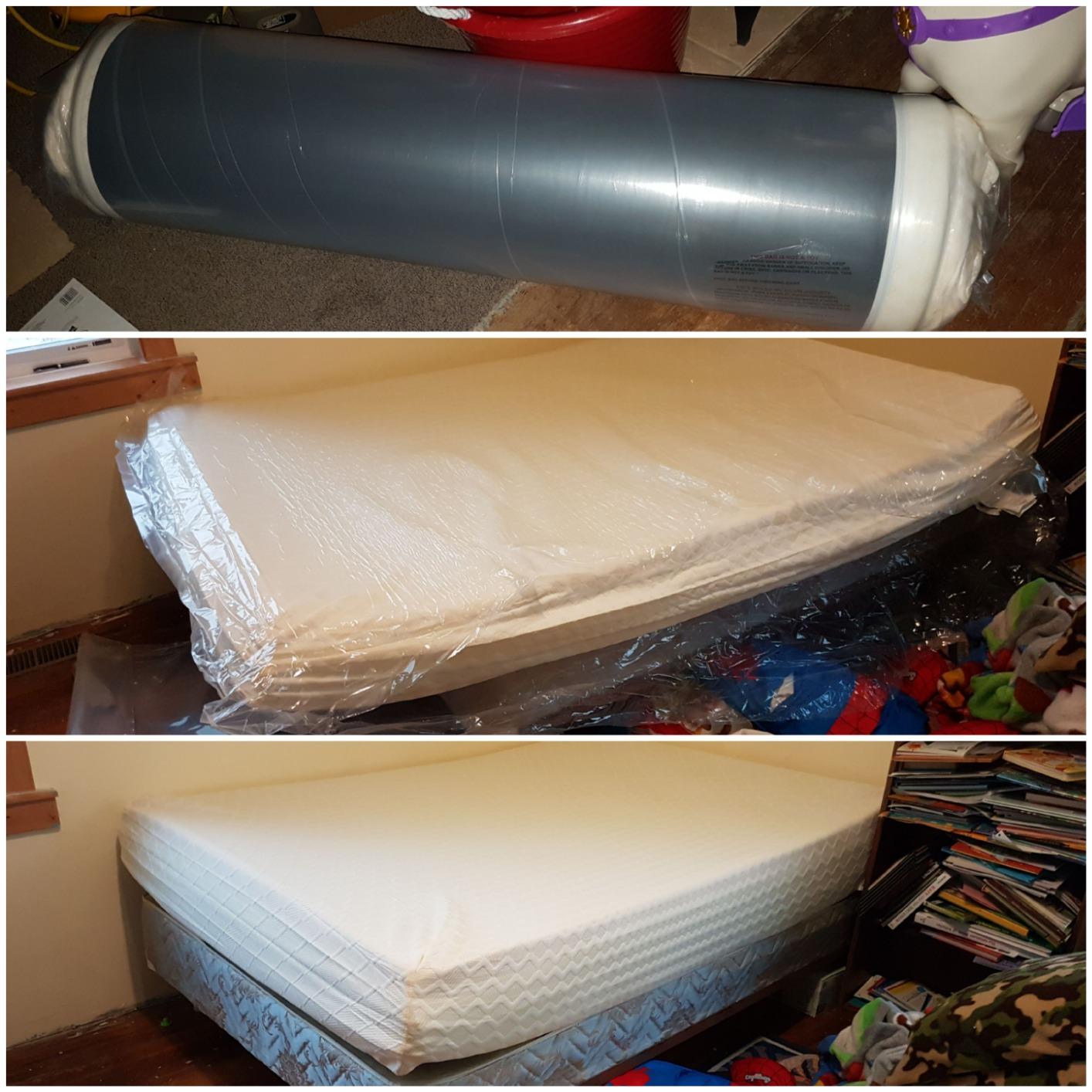 Signature Design by Ashley Memory Foam Full Size Mattress, Medium Firm | 6-inch gel memory foam mattress, 4-way stretch knit cover, Adjustable base compatible customer photo 2
