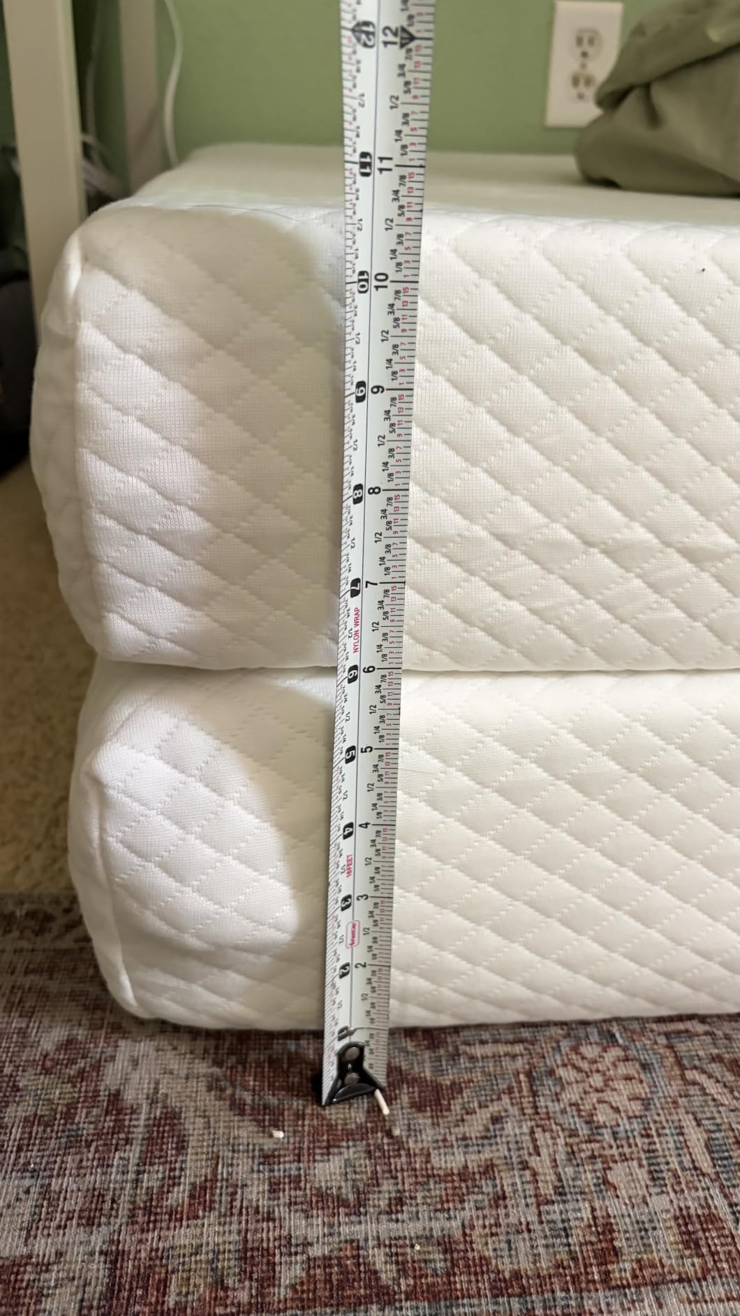 FDW 5 Inch Full Mattress, Medium Firm, Gel Memory Foam, White, Dual Construction, Pressure Relief, Cooling Foam, Removable and Washable Cover, Bed in a Box, CertiPUR-US Certified customer photo 1