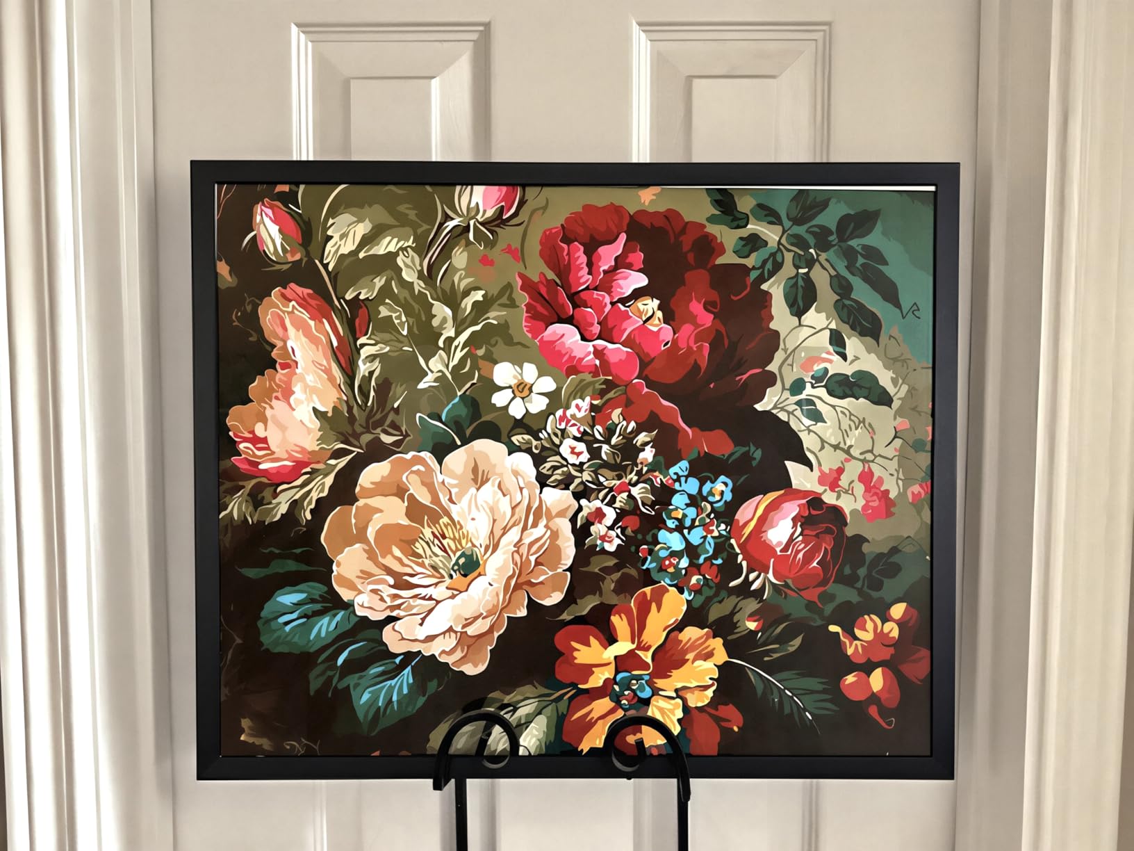 Arttoplus Flower Paint by Numbers Kit for Adults Canvas 16x20inch | Flower Paint by Numbers Kits for Adults Beginner, Oil Acrylic Painting by Numbers for Gift Home Wall Decor (Without Frame) customer photo 1