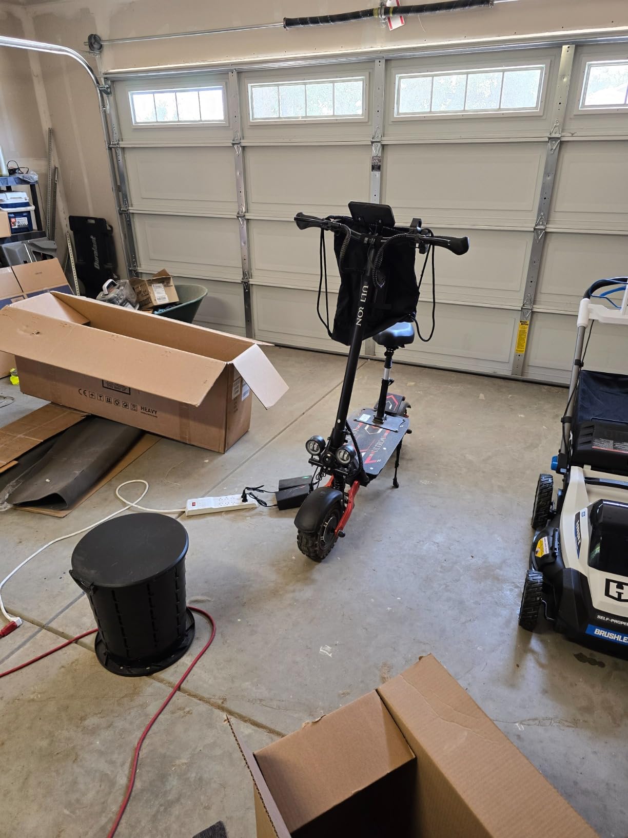 Electric Scooter Fast with Seat for Adults, 52 mph and 50 Miles Range | Dual Motor, 60V 6000W & 1440 WH Battery, 11