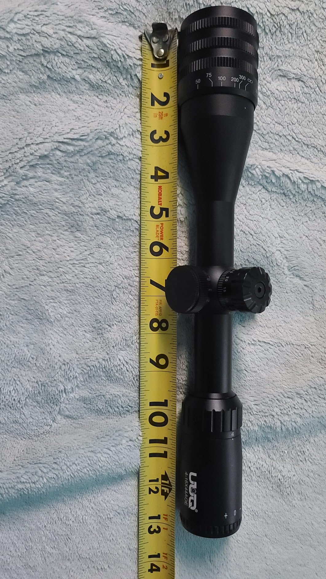 UUQ 4-16X44AO Rifle Scope for Hunting, SFP Long Range Optics with R/G/B Illumination, Front Parallax Adjustment, Locking Turret, Sunshade customer photo 1