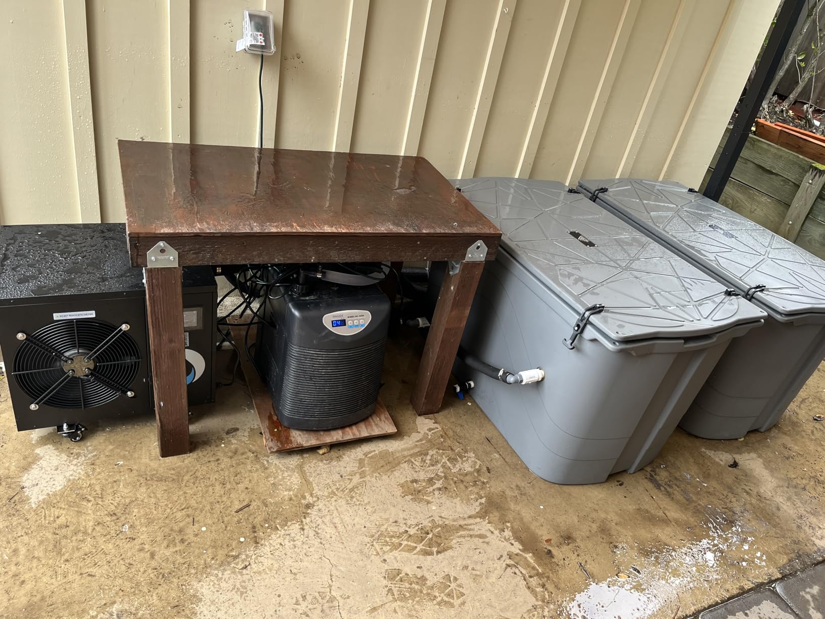 Frozin 400 Cold Plunge Tub. High-efficiency Foam Insulation for Superior Ice Retention over Uninsulated Barrel or Inflatable Ice Baths. 100 Gallon Frozen Capacity. customer photo 2