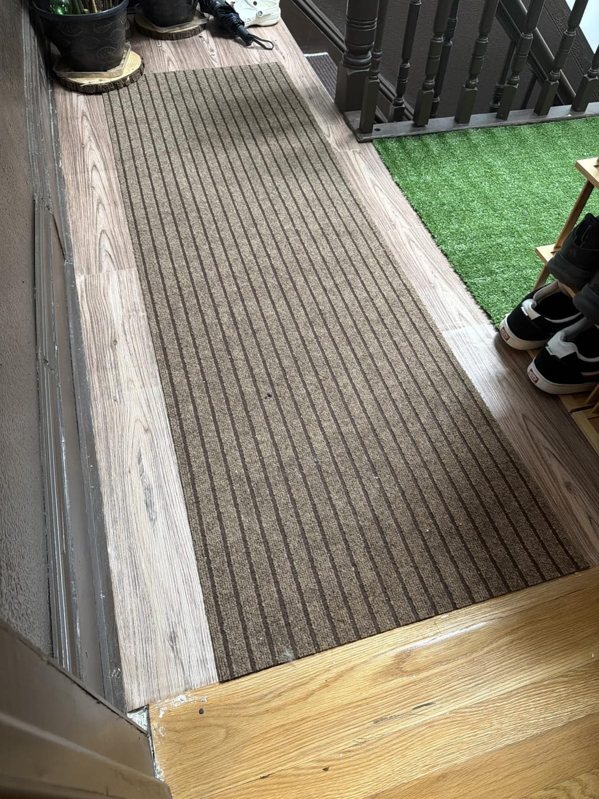 Lareko Peel and Stick Floor Tile, Waterproof Vinyl Plank Flooring | 72-Pack 108 Sq.Ft, Self-Adhesive Laminate Vinyl Tiles, Realistic Wood Grain for DIY Bathroom, Laundry Room & Rental Upgrades customer photo 1
