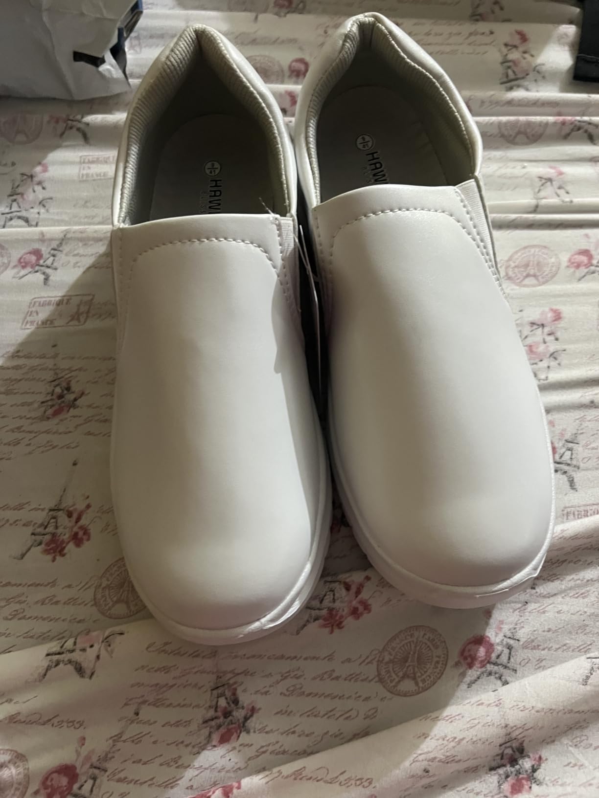 Hawkwell Women's Slip On Lightweight Water Resistant Nurse Shoes Slip Resistant Healthcare Work Shoes customer photo 1