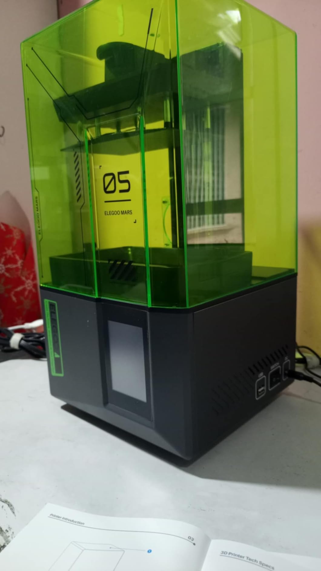 ELEGOO Mars 5 Resin 3D Printer | 4K Mono LCD,Automatic Leveling, Desktop 3D Printer with Printing Size of 5.65 × 3.53 × 5.91 inches customer photo 2