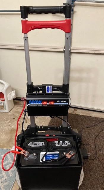 1000W Pure Sine Wave Inverter 12V DC to 120V AC Converter for Car, Truck, Home, Vehicles, Laptop, Car Inverter 12V to 110V with 2 AC Outlets, 2 USB Ports, LCD Display customer photo 2