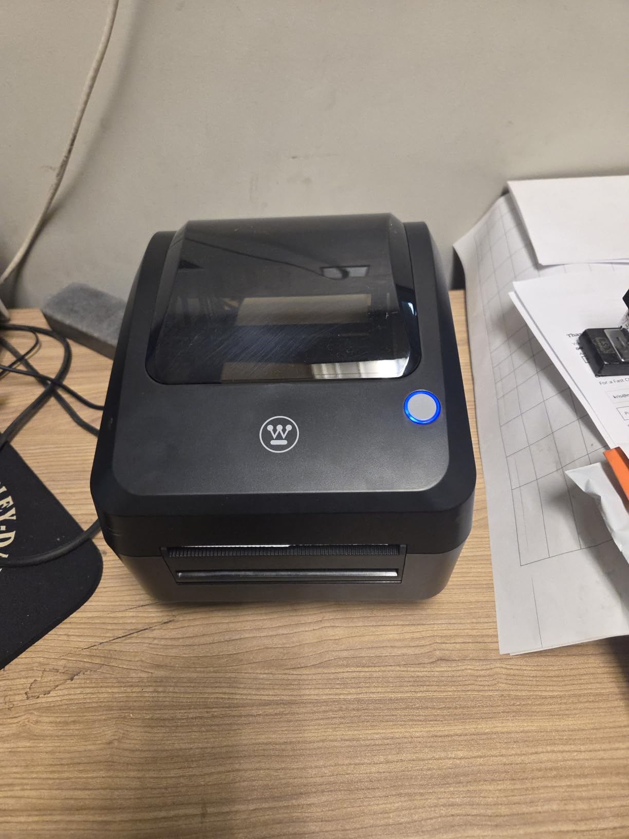 Westinghouse Thermal Shipping Label Printer USB, 4x6 Label Commercial Grade, Compatible with USPS, UPS, FedEx, Shopify, Amazon, Small Business, Desktop Label Printer for Packages, Includes Labels customer photo 2