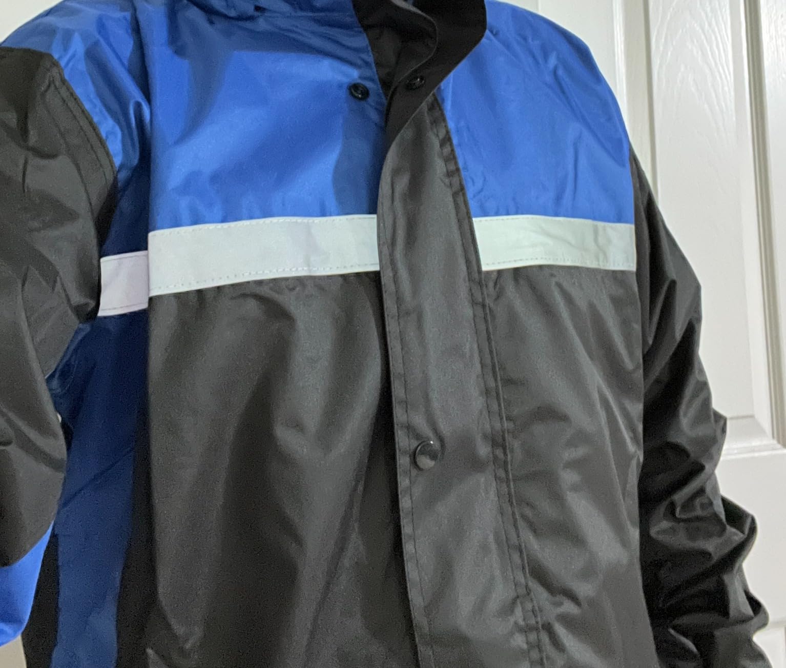 Mens Rain Suits with Air Vents Reflective Waterproof Rain Gear Breathable Jacket Pants for Work Golf Fishing Hiking customer photo 1