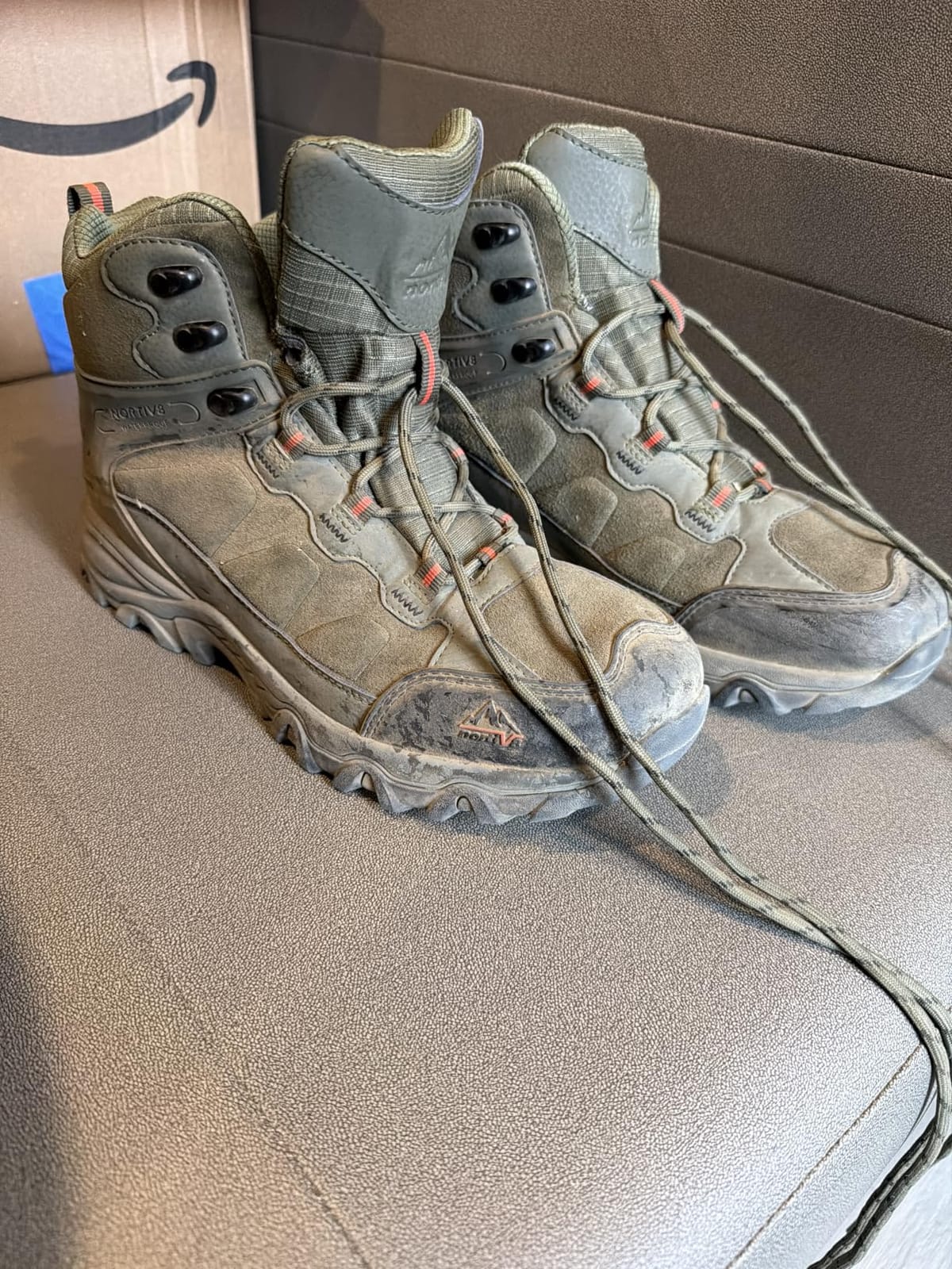 NORTIV 8 Men's Waterproof Lightweight Hiking Boots customer photo 2