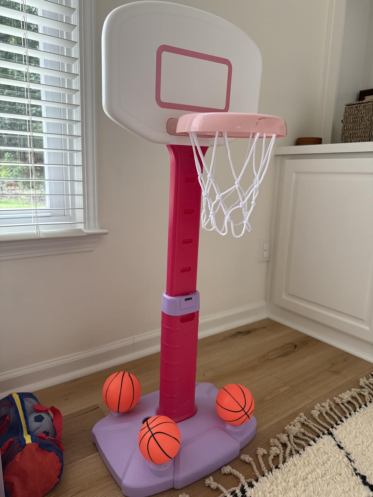 Toddler Basketball Hoop, Kids Toys Basketball Hoops for Indoor Outdoor Play customer photo 2