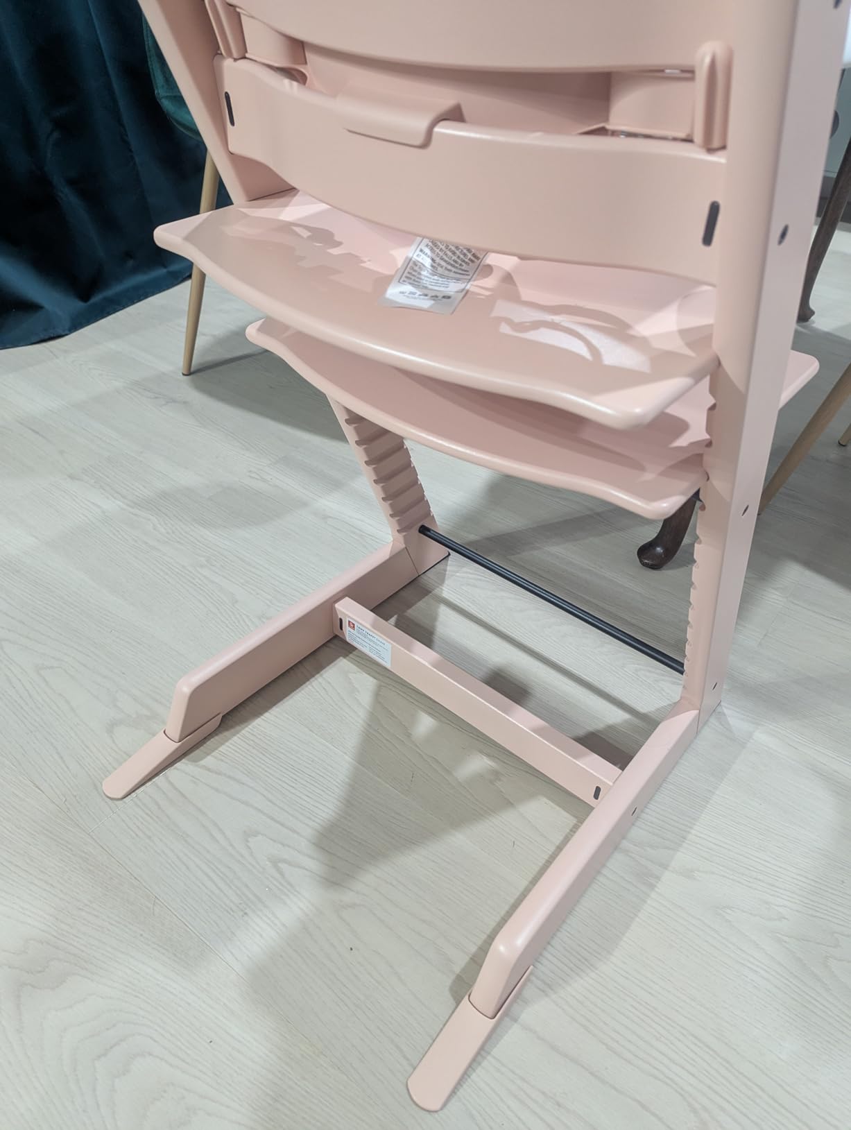 Stokke Tripp Trapp High Chair + Baby Set + Harness, Natural | Includes Chair, Baby Set, Removable Harness for Children 6-36 Months, Adjustable, Ergonomic & Easy to Clean customer photo 2