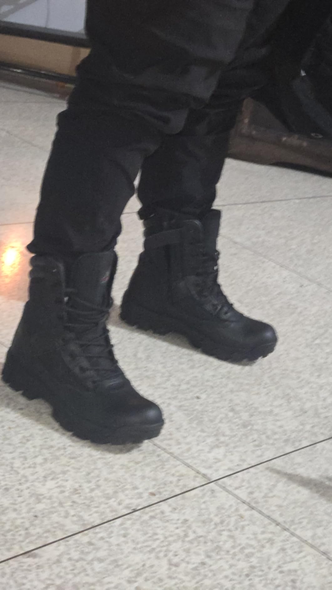 NORTIV 8 Men's Tactical Military Work Boots Side Zipper 8 Inches 2.0 Trooper-pro customer photo 1