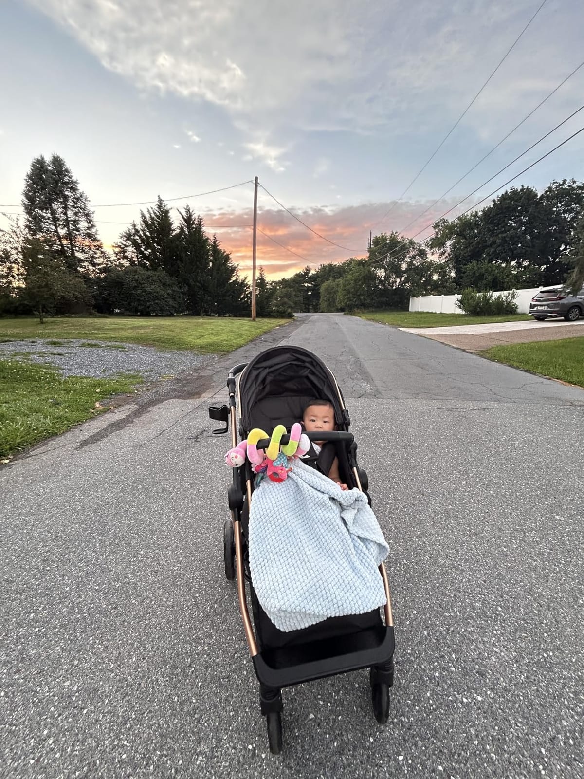 Accombe 2-in-1 Convertible Baby Stroller for Newborn to Toddler | Skin-friendly Breathable Fabric, All-terrain Wheels for Smooth Ride, Adjustable Canopy with UPF50+ Protection customer photo 2