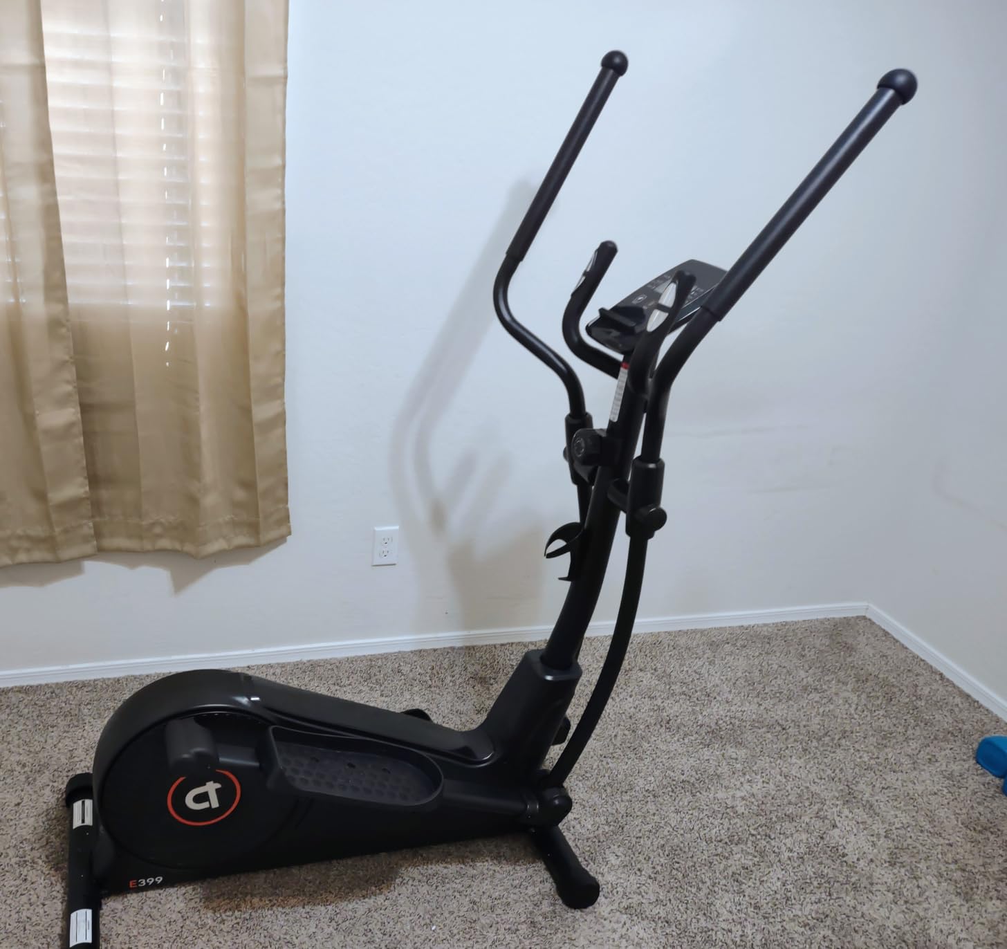 pooboo Elliptical Machine, Elliptical Exercise Machine with 16-Level Resistance&Quiet Magnetic Driving System, Elliptical Machine for Home with LCD Monitor,15.5-17IN Stride, 350LBS Weight Capacity customer photo 2