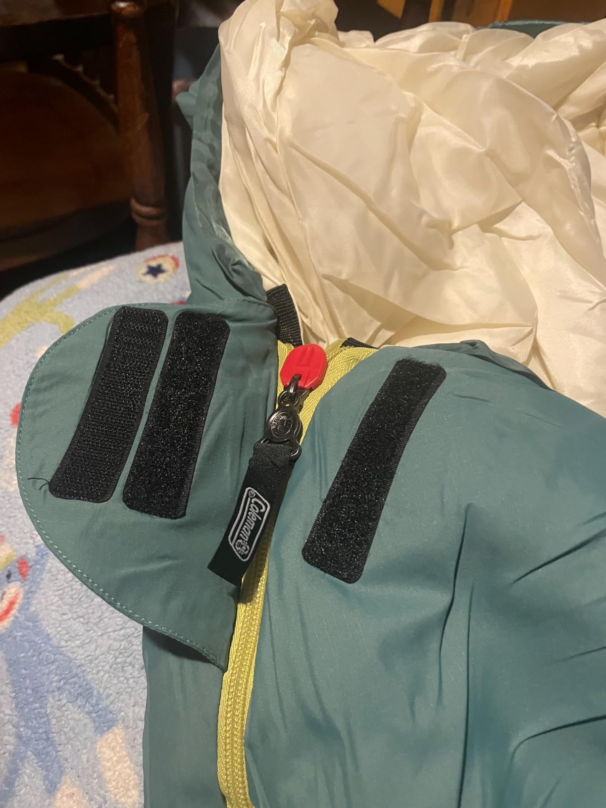 Coleman Big Bay 0/20/40°F Cold-Weather Sleeping Bag, Adult Mummy Sleeping Bag with Headrest, Foot Ventilation, & Storage Sack, Big & Tall Options customer photo 2