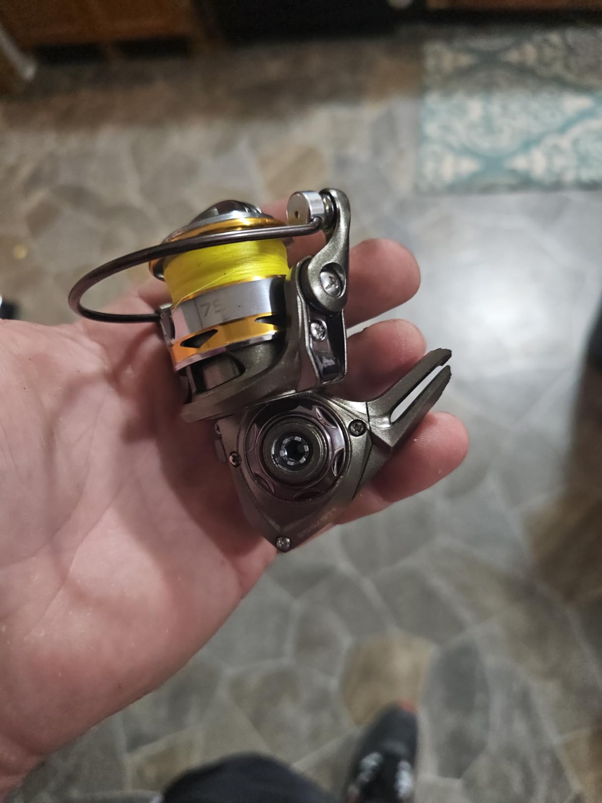 Lew's Laser Lite Spinning Fishing Reel, 6+1 Bearings, Graphite Frame and Sideplate, Speed Lube, Multi-Disc Drag customer photo 1