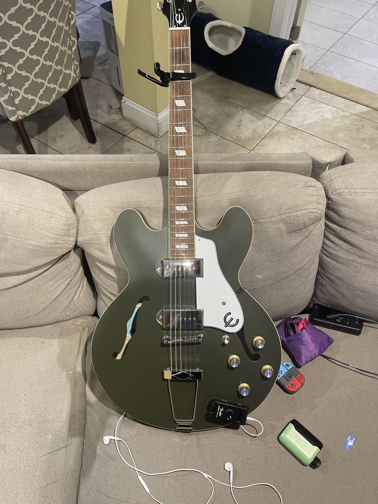 Fender Mustang Micro Plus Headphone Guitar Amplifier, Bluetooth, USB | 25 Effects, 100 Presets, Onboard Tuner, Bluetooth, USB Recording, Tone App customer photo 1