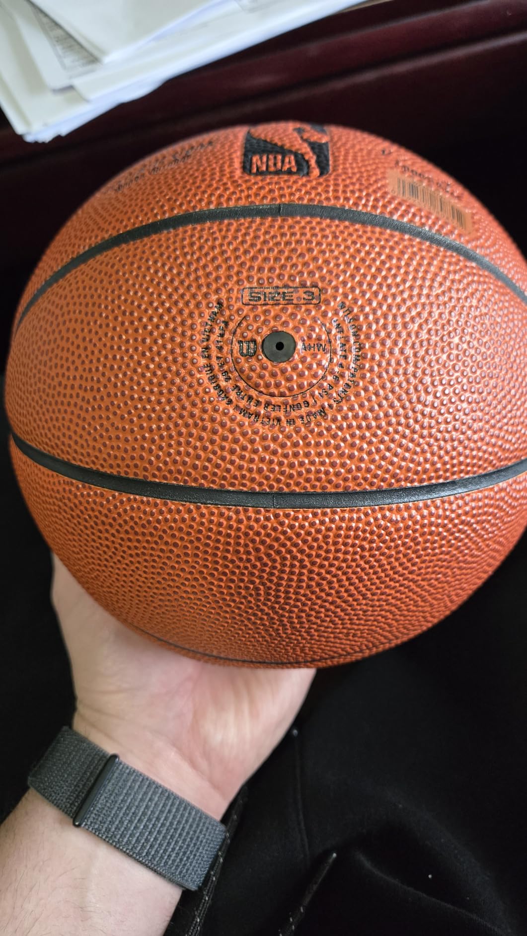 WILSON NBA Authentic Indoor/Outdoor Basketballs - Size 3, Size 6 and Size 7 customer photo 2