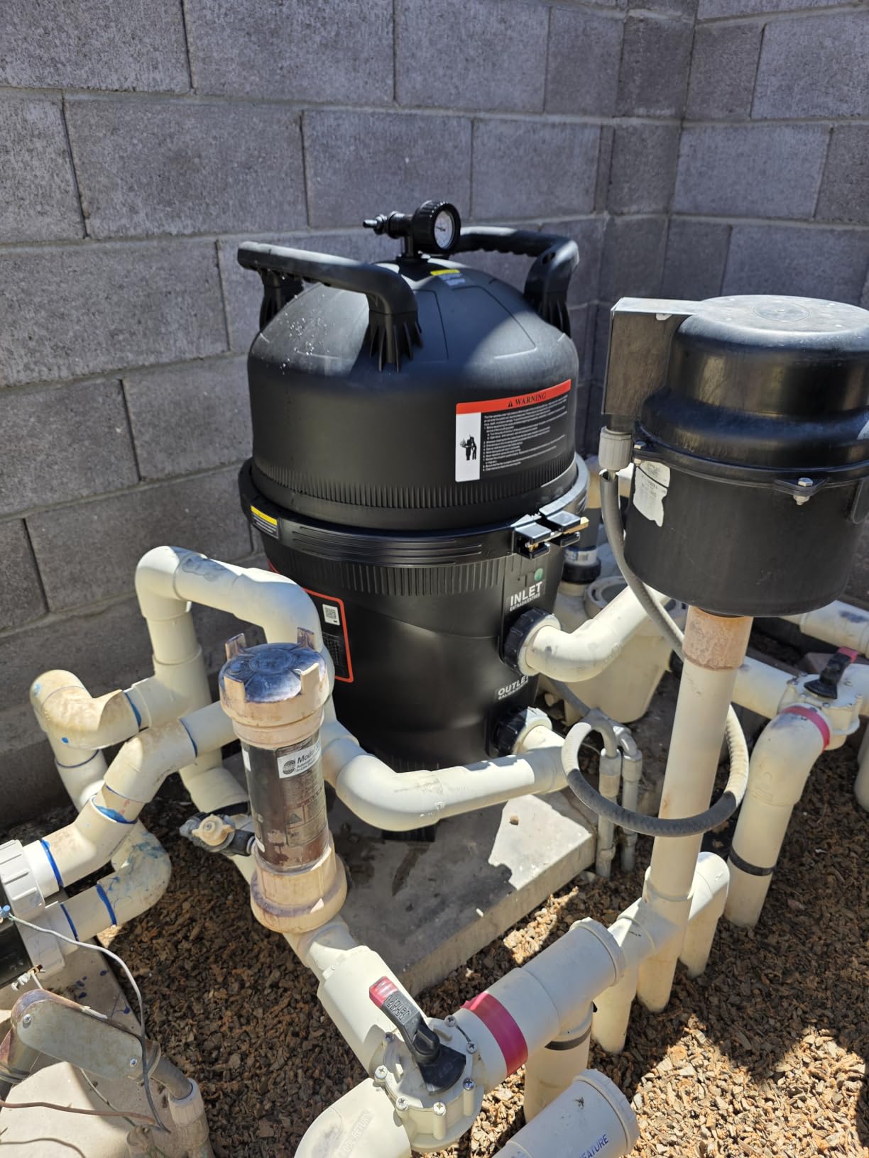 VEVOR 2026 Cartridge Pool Filter Tank & Element | Large 50Sq. Ft Cleaner System for Above Ground & Inground Pools | Compatible with Pumps 1/3 to 1 HP | Up to 2483 GPH | for Pools Up to 19866 Gallons customer photo 1