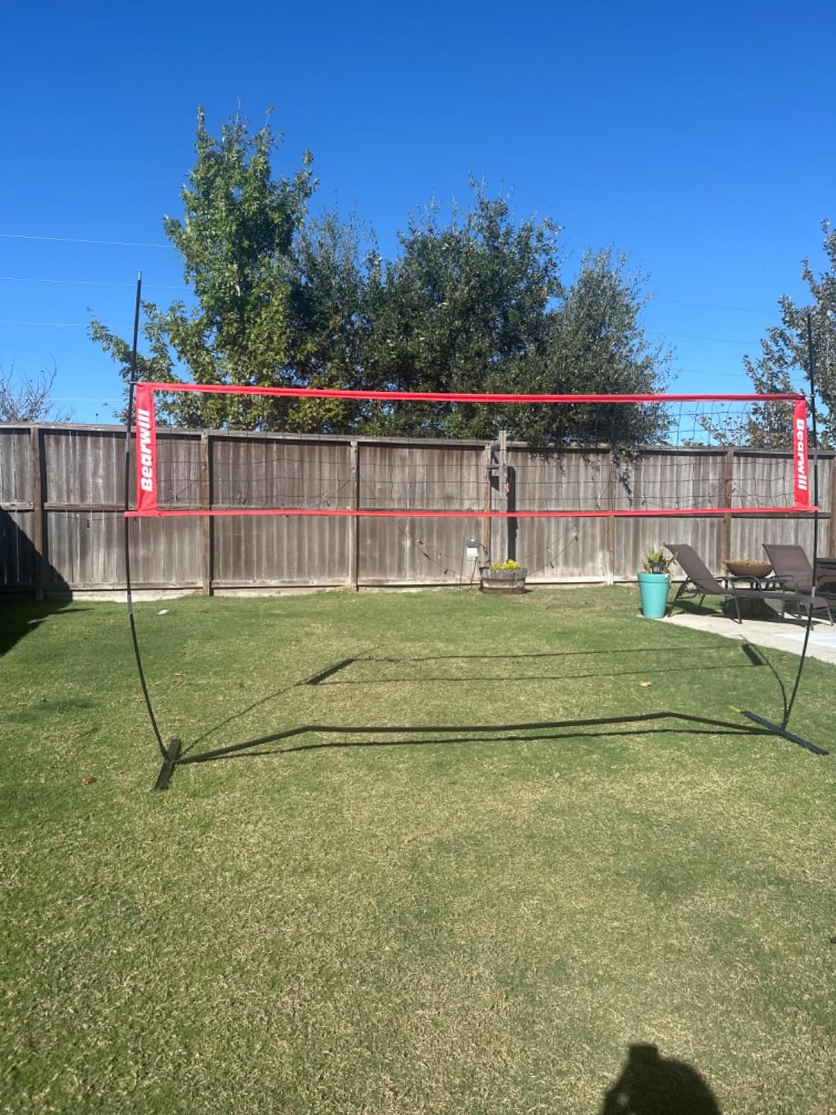 Bearwill Volleyball Net, 12FT/20FT Portable Volleyball Net for Backyard | Freestanding Volley Ball Set, Height Adjustable with Carry Bag, Training Equipment for Indoor Outdoor Hitting Serving Drill customer photo 2