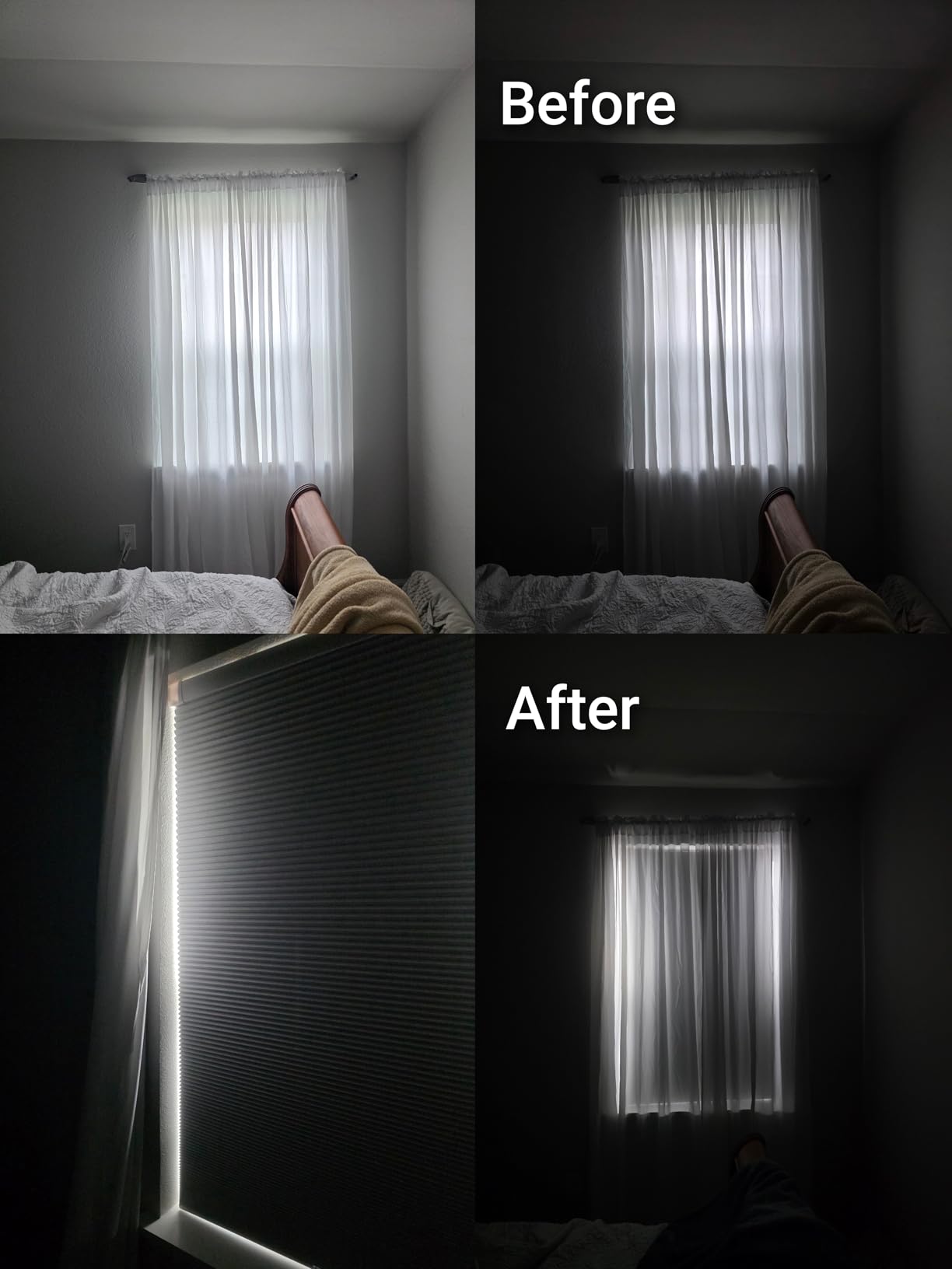 LazBlinds No Drill Cordless Cellular Shades, 34
