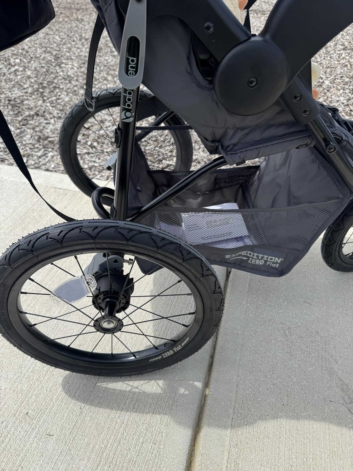Baby Trend Expedition Zero Flat Jogger with LED Lights, Dash Grey | Foldable Infant & Toddler Jogging Travel System customer photo 1