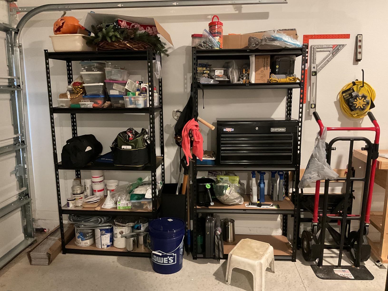 reibii 2 Pack Garage Shelving, 2400LBS Each, Heavy Duty Storage Shelves | For Basement Pantry Workshop, 36