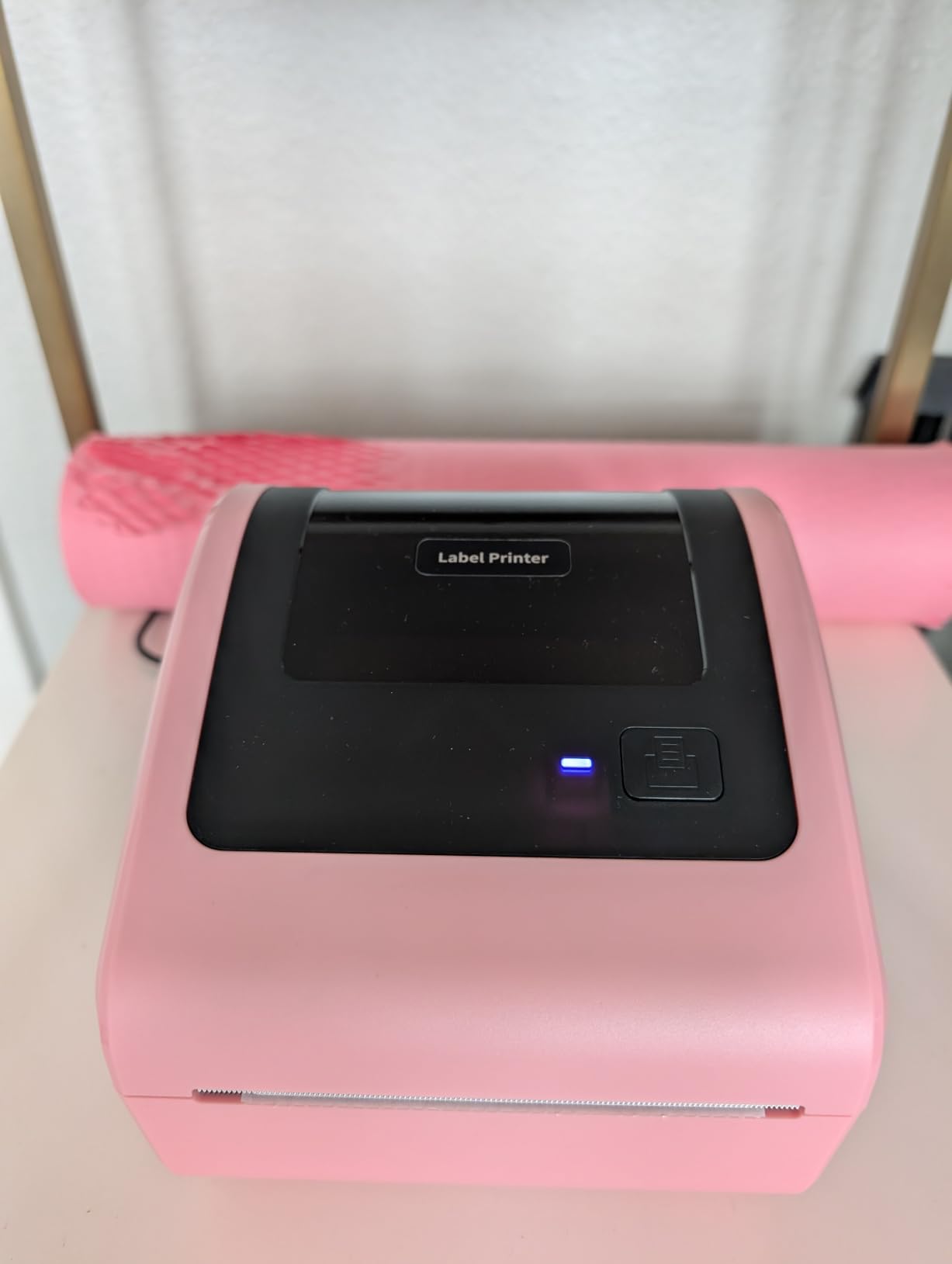 Bluetooth Shipping Label Printer with Built-in Label Bin | D450BT 4x6 Thermal Label Printer for Shipping Packages, Thermal Printers Compatible with Android, iPhone, Windows, macOS, UPS customer photo 2