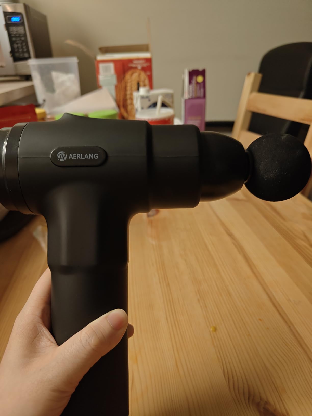 Massage Gun with Heat Massager Deep Tissue Muscle Massager, Percussion Handheld Massage Gun with 7 Heads customer photo 1