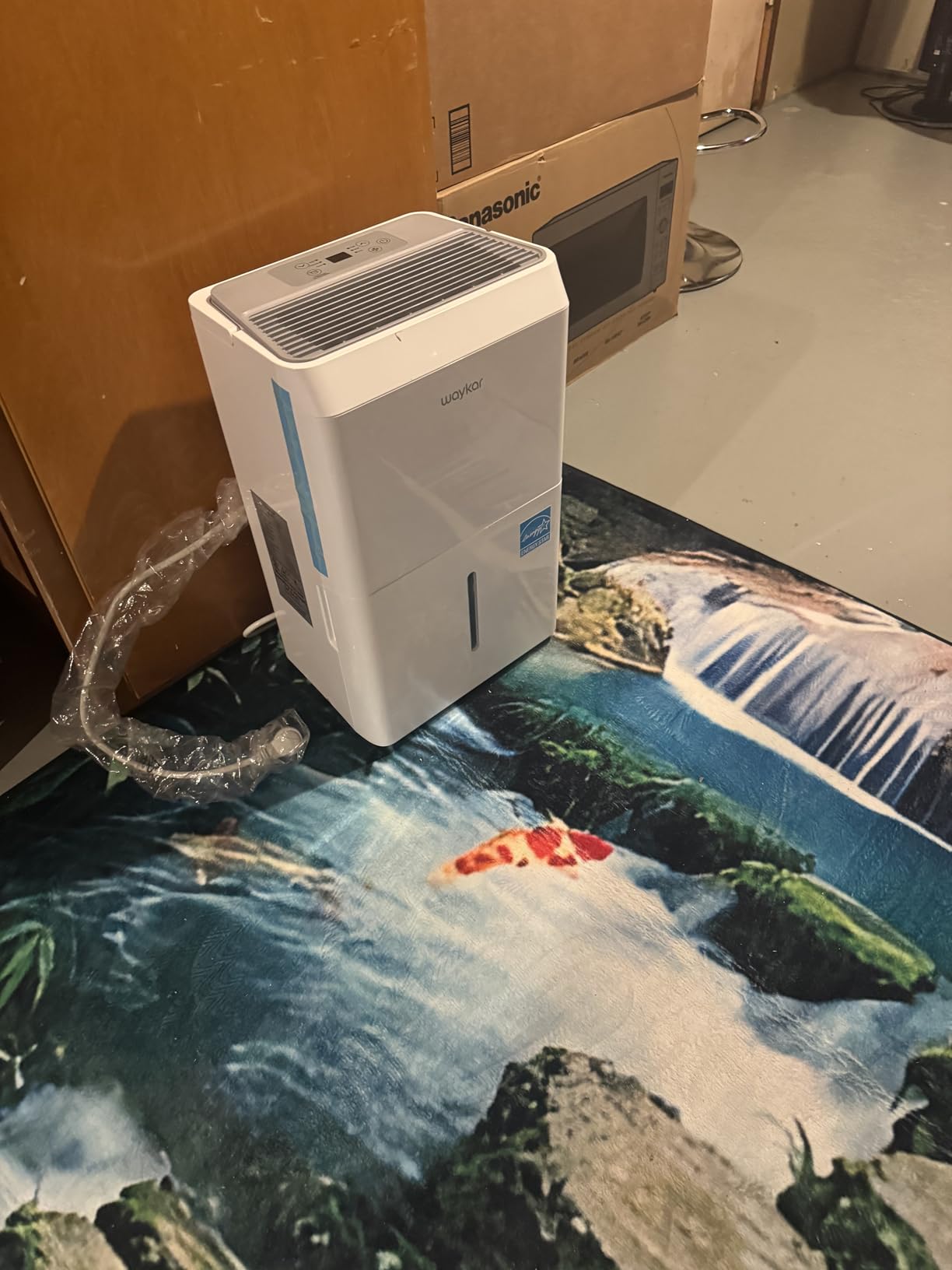 Waykar 6000 Sq.Ft Energy Star Dehumidifier for Basement & Home, 120 Pint/Day with Drain Hose & Tank, Ultra Quiet (40 dB), Smart Auto Comfort Mode | Temperature-Sensing Auto Mode, Auto-defrost, Continuous drainage support for large home, 30%-80% Smart Humidity Control customer photo 2