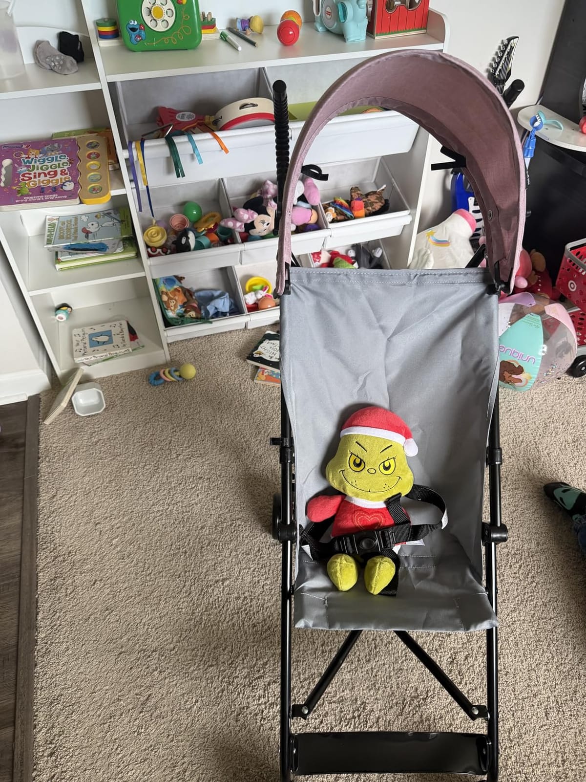 Dream On Me Aero Travel Umbrella Stroller, 1-Hand Fold, Lightweight, Black | 3 Point Safety Harness, Dual Brakes, Adjustable Removable Canopy, Sturdy Steel Frame, Compact, For Toddlers 6-36 months customer photo 2